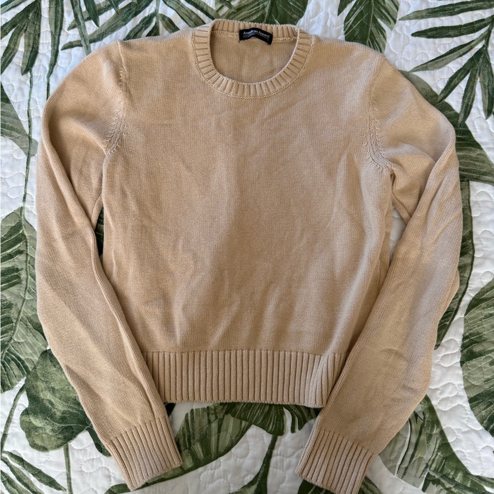 AMERICAN APPAREL Pre-Gildan: OG Tan Sweater